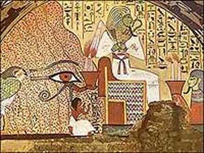 2 - Eye of Horus found all over Egypt, reminding Egyptians for all time, that the giant alien gods came down to Earth, colonized it as their own, & fashioned "modern man" into their image, & into their likeness, to become their replacement workers