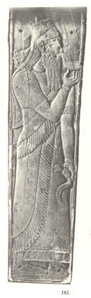 23 - Nimrud artefact of ivory panel of a king, maybe Ashurnasirpal II, Mesopotamian artefacts are being destroyed by Radical Islam, attempting to eradicate all historical veidence of giant alien gods & mixed-breed kings in our ancient past