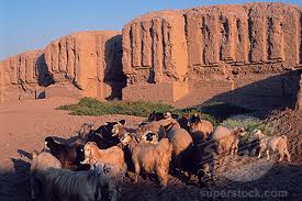 2c - Kish walls, 5th city built on Earth Colony, Ninhursag's mud brick-built city, walls, & temples - houses for the visiting alien giant gods who came down to Earth from Heaven - Nibiru long, long ago