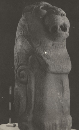 8 - Eridu artifact of a lion; artifacts of Ancient Mesopotamia are being destroyed by Radical Islam attempting to eliminate all evidence of the gods & giant Nephilim semi-divines on Earth