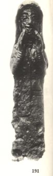 8 - silver statue ancient artifact of Ninsun / Lama found in Kish; Ninsun is the adorning goddess of her Nephilim semi-divine sons whom Nannar & other gods made into kings