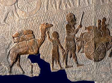 commercial trade via the wheel & the beasts of burden, trade routes were established overland, connecting the city-states in affecting ways