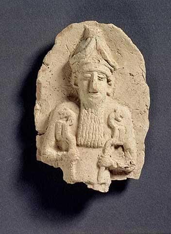Kish artifact; Nergal holding lion septer, alien technology; artifacts like these are being destroyed by Islamic Radicals, trying to wipe out any & all history that contradicts the message of their prophet