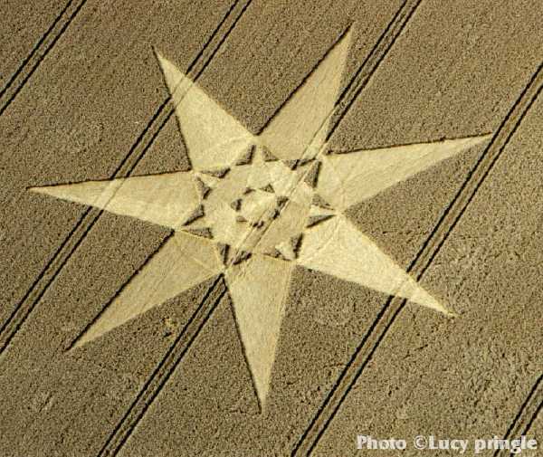25 - Enlil's 7-Pointed Star within a 7-Pointed Star within a 7-Pointed Star, symbols of his absolute authority over decisions made for Earth