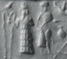 7cc - Enki & naked Inanna, Inanna got drunk with Enki & walked away with his MEs, discs of knowledge for Enki only