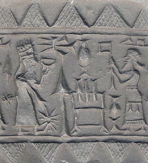 27b - Ningal & spouse Nannar, the divine patron gods of Ur; they lived in the ziggurat temple of Ur for thousands of years, now living in a place unknown, perhaps in the seas, in mountains, on the dark side of the Moon, inside the Earth, etc., etc.