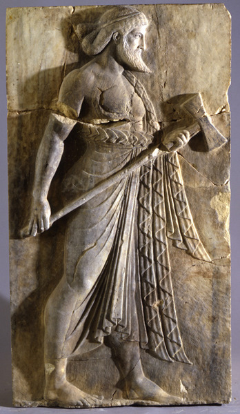 13b - ancient Roman artifact of god Vulcan - Gibil, son to Enki, lord of the kilns