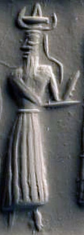 65 - Nabu the Scribe with stylus & tablet in hand, recording the important events