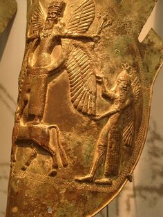 59a - Adad & his sky-disc / flying saucer, Taurus the Bull