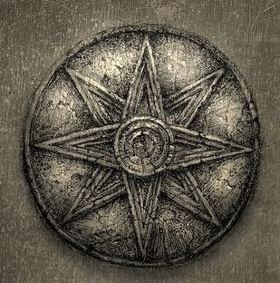 5a - 8-pointed star of the gods Anu, then Inanna's symbol for Venus, the 8th star discovered when entering our solar system