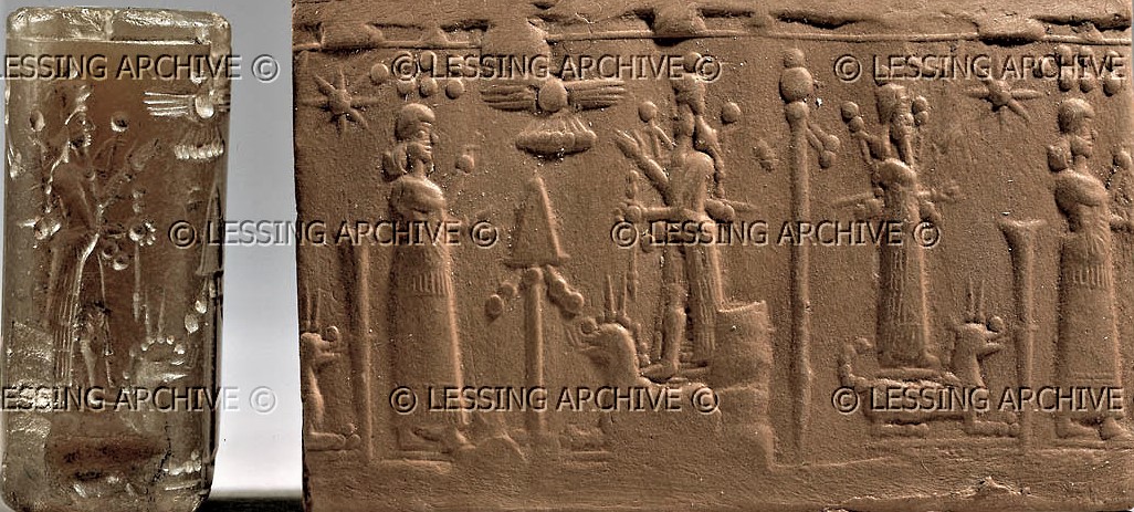 24 - Anu's 8-Pointed Star, Enlil's 7-Planets, Nibiru's Sky-Disc, Marduk's Rocket &, Nabu's Stylus symbols