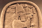 38 - left_ Enlil's 7-Planets, Inanna's 8-Pointed Star, Nannar's Moon Crescent, right_ Anu's Crown, Nibiru's winged Sky-Disc, Nabu's Stylus, Marduk's Spade-Rocket, & Adad's Fork Lightning symbols