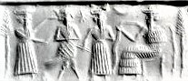 59 - unidentified god, failed DNA mixed experiment, unidentified god, & Enki who's patience is running out; the worker gods are demanding replacements & soon