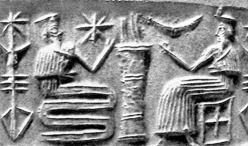 8d - Enki & his helper snake god inform Noah what action is needed for his family and their spouses to survive, without alarming Enlil, the exterminating Flood bringer