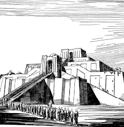 3c - so impressive is Anu's Temple, polished, painted & seen from a long distance away