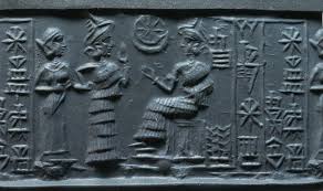 67 - unidentified semi-divinfemale, Inanna, & Ningal