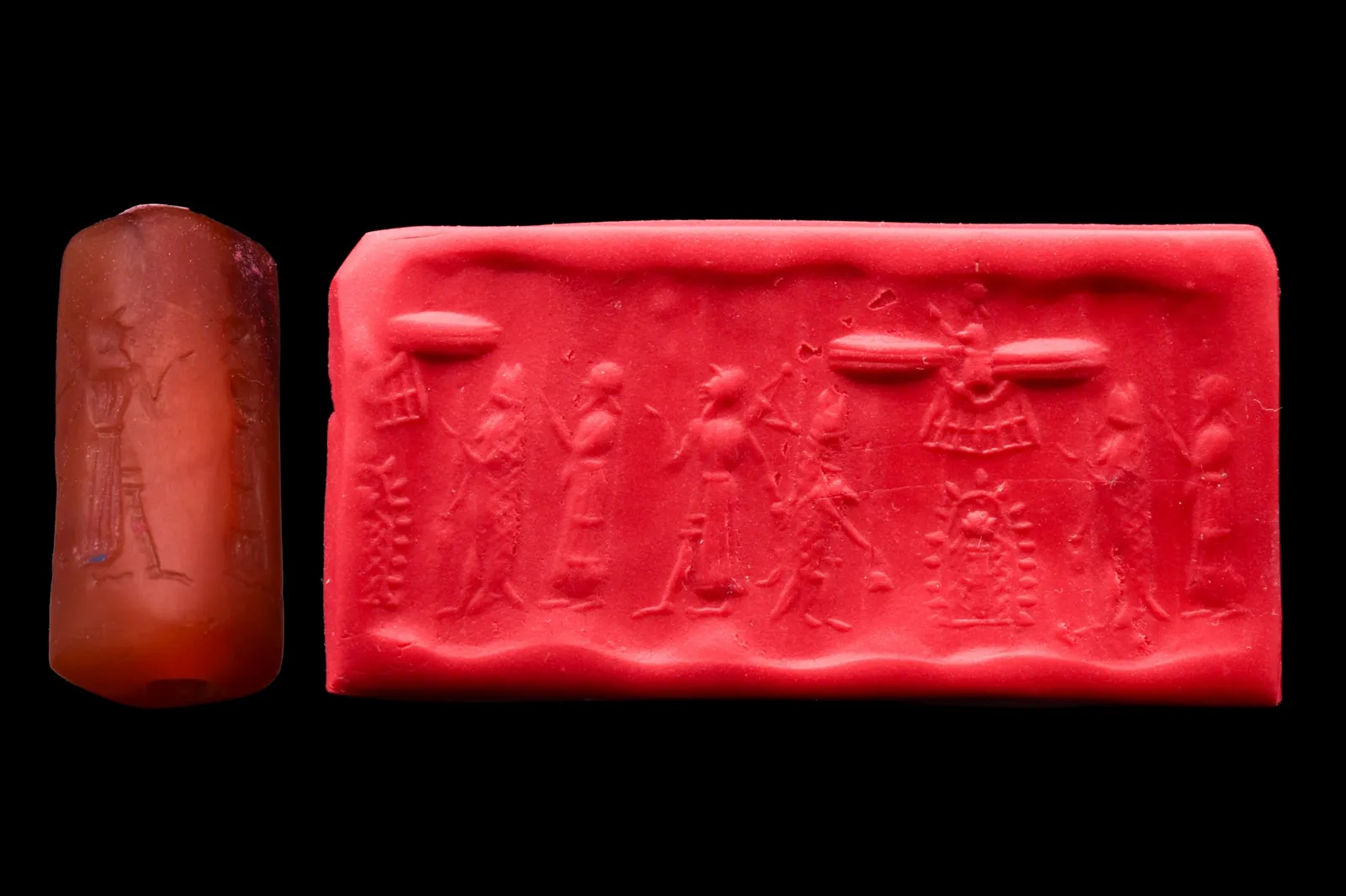 94 - winged skydisc with female goddess aboard